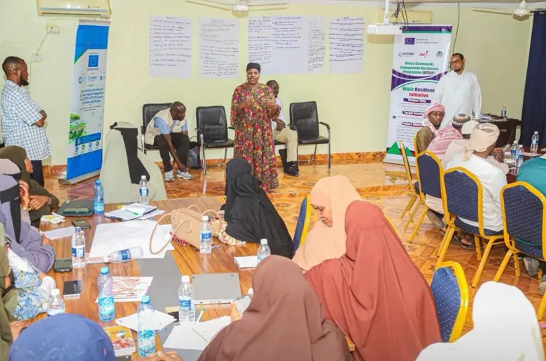 A facilitated workshop with community and county participants